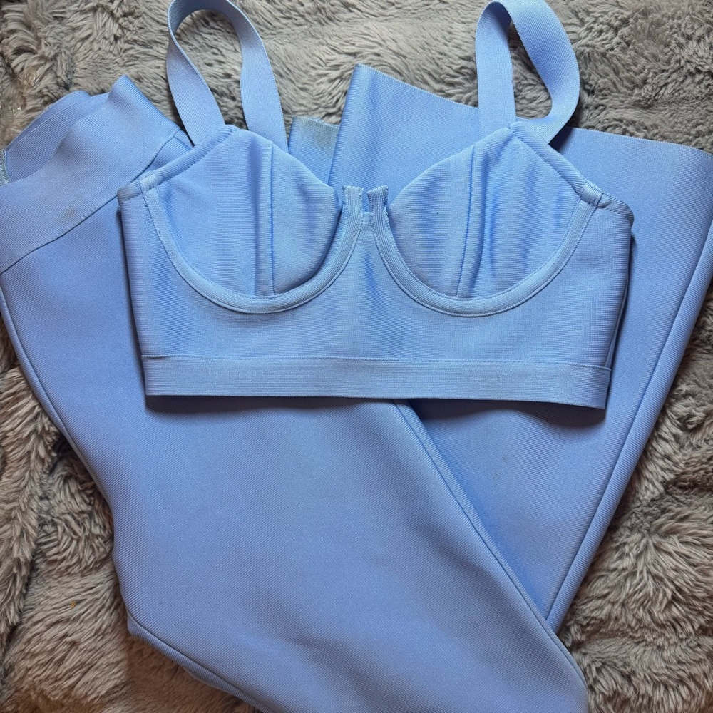 Blue Two Piece Set